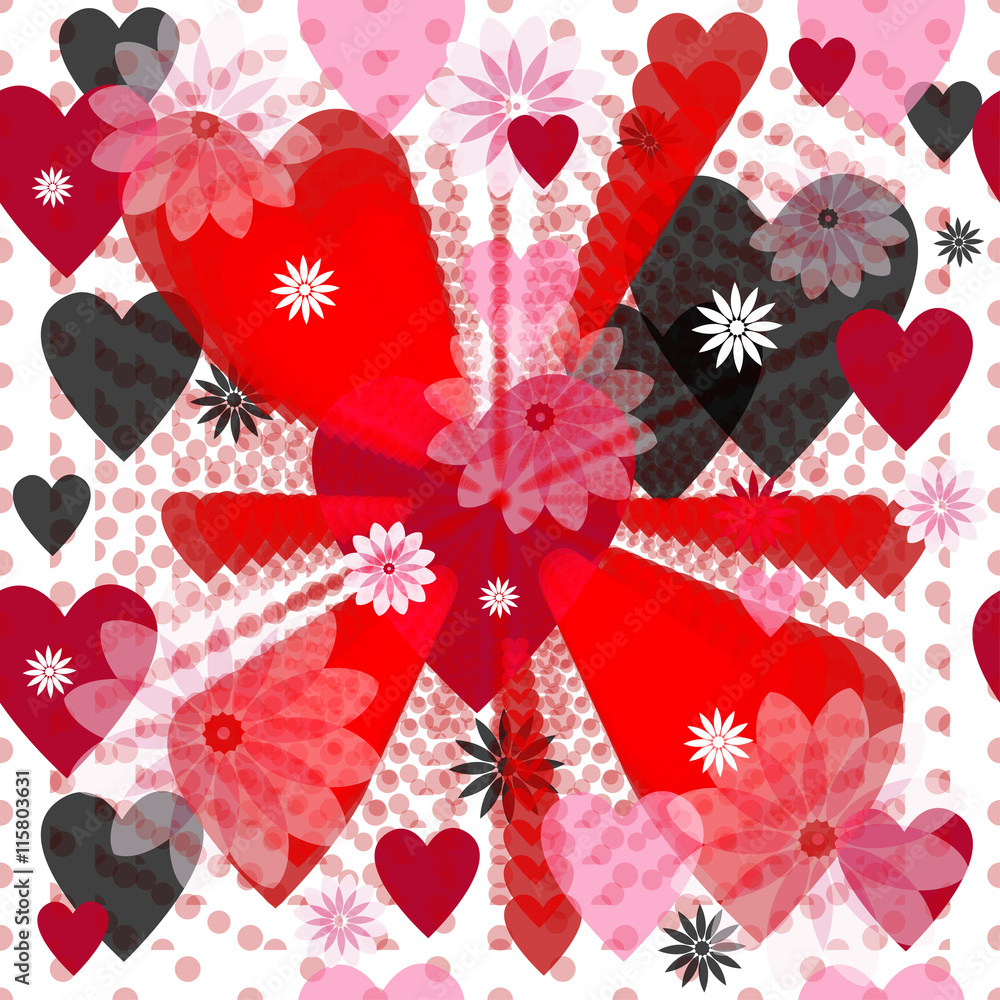 Seamless valentine pattern-new Seamless valentine pattern-new