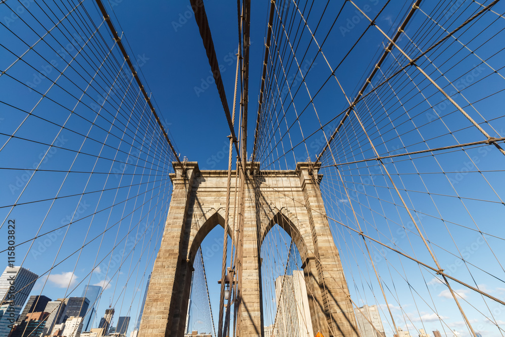 Fototapeta premium Most Brookliński w Nowym Jorku