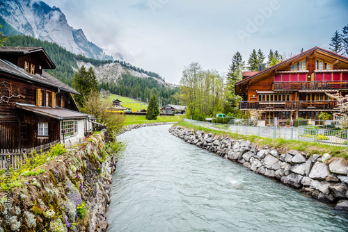 Scenic View in Kandersteg Switzerland