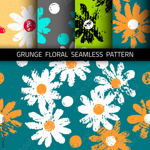 Background with flowers.