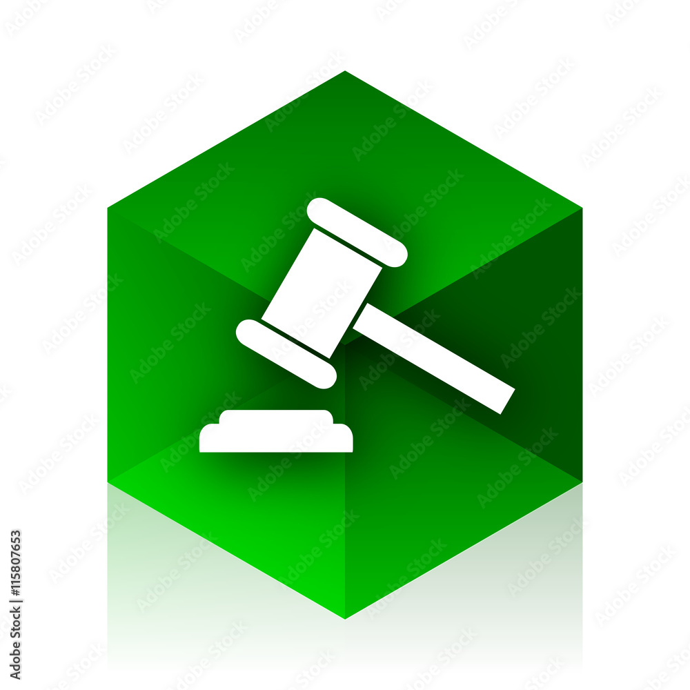 auction cube icon, green modern design web element auction cube icon, green modern design web element