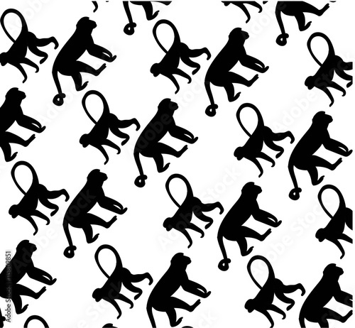 фон из обезьян