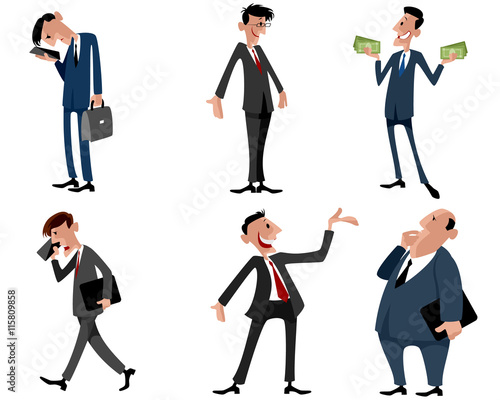 Six businessmen set