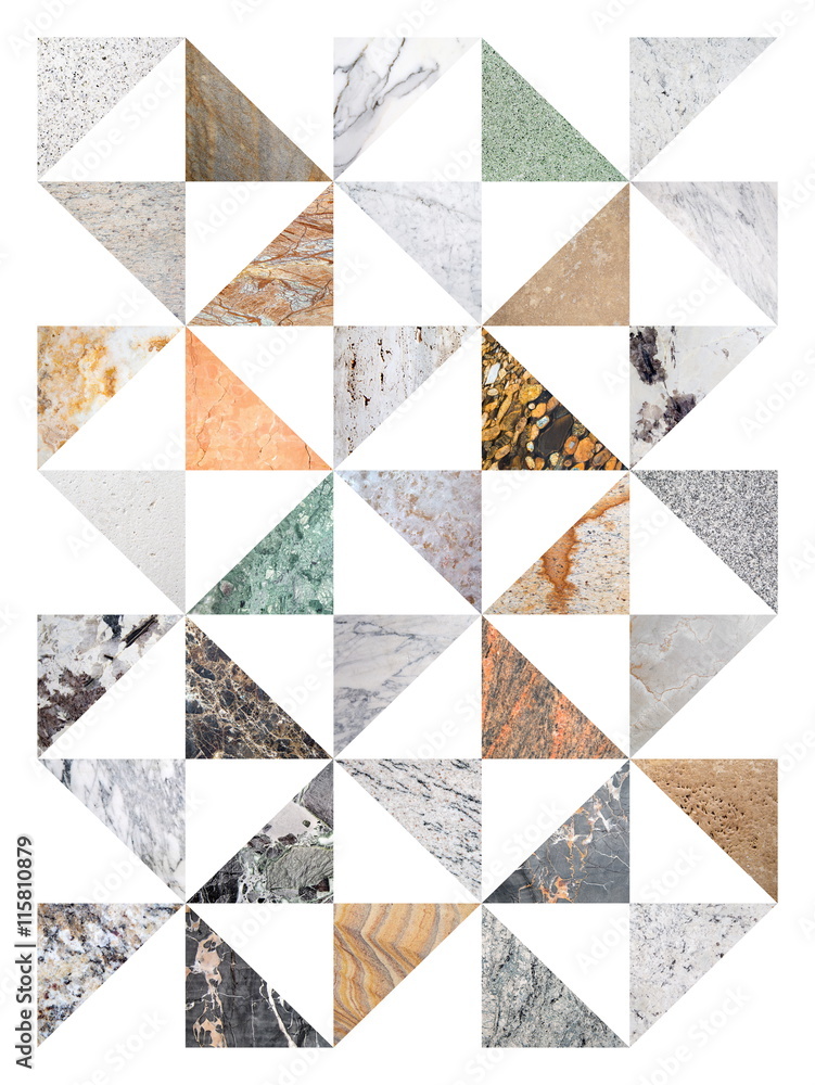Obraz premium Abstract marble collage
