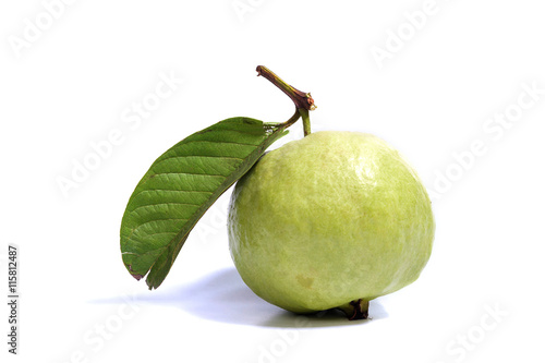 Close-up of green guava.