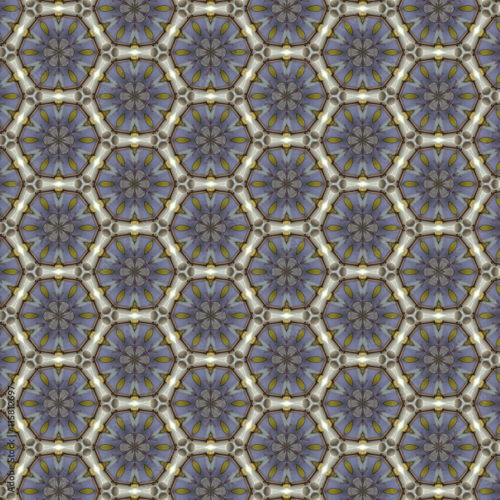 Fabric pattern design or interior wallpaper pattern.