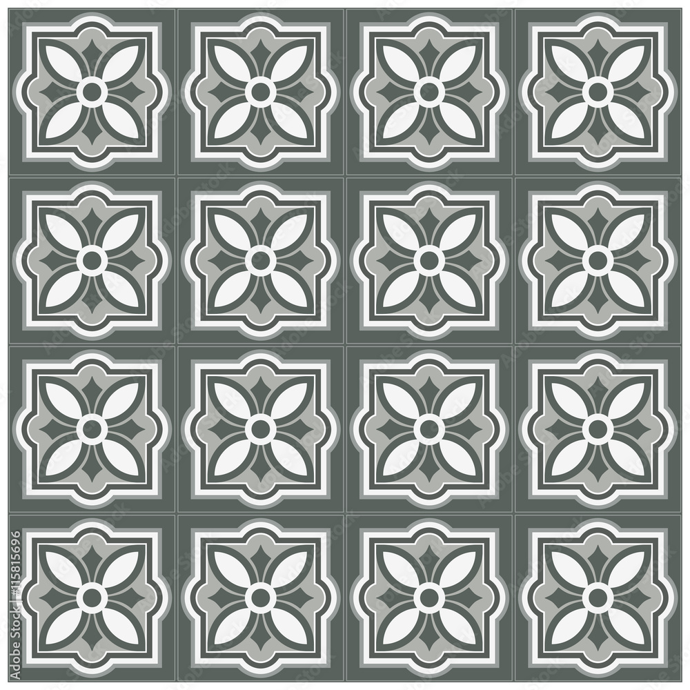 Obraz premium Vintage pattern tiles,Vintage background