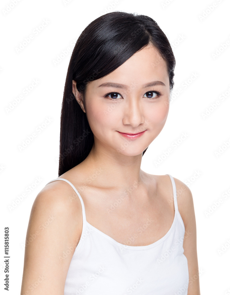Beautiful asian woman with perfect skin Beautiful asian woman with perfect skin