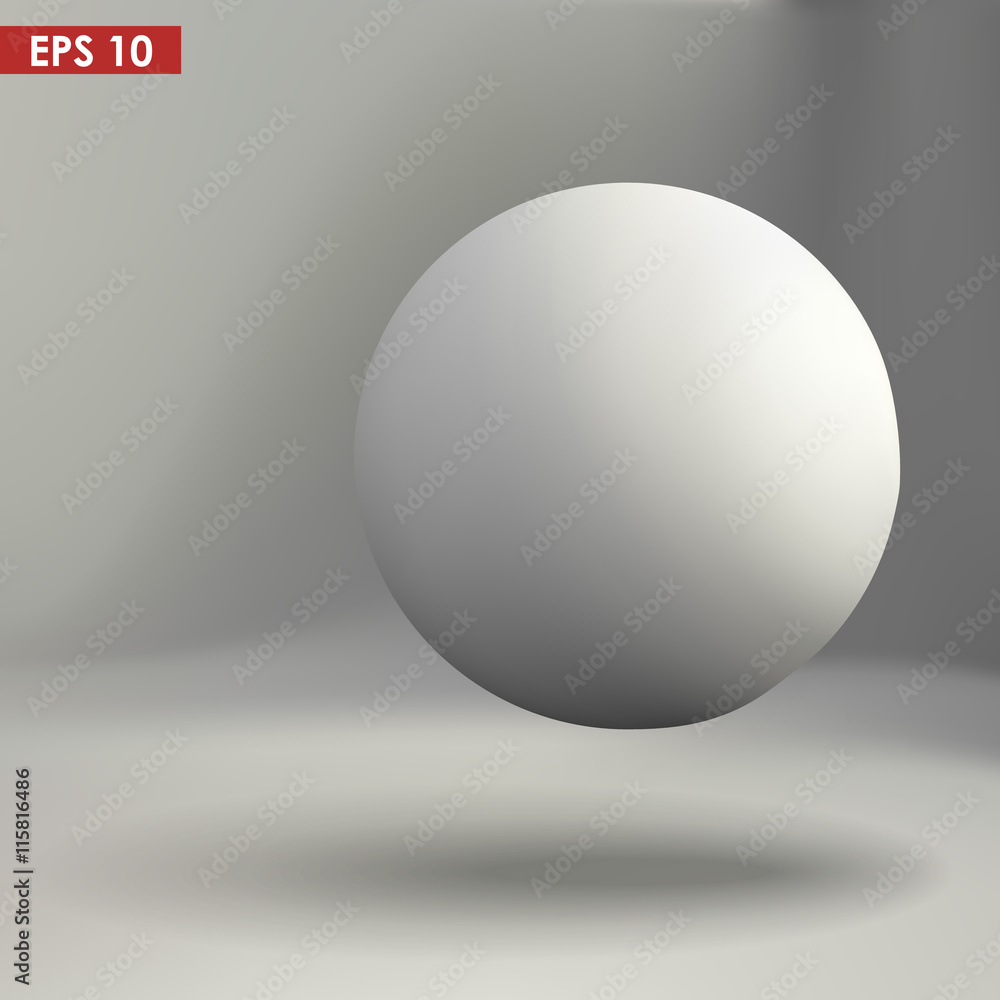 3d white sphere 3d white sphere