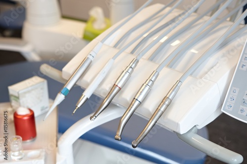 Closeup photo of dental equipments