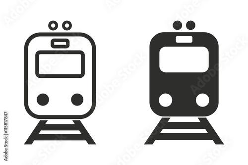 Metro - vector icon.