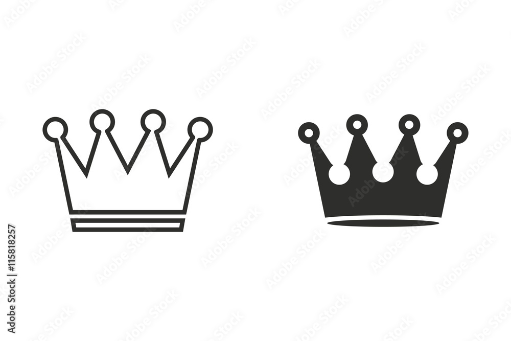 Crown - vector icon. Crown - vector icon.
