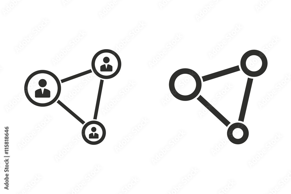 Network - vector icon. Network - vector icon.