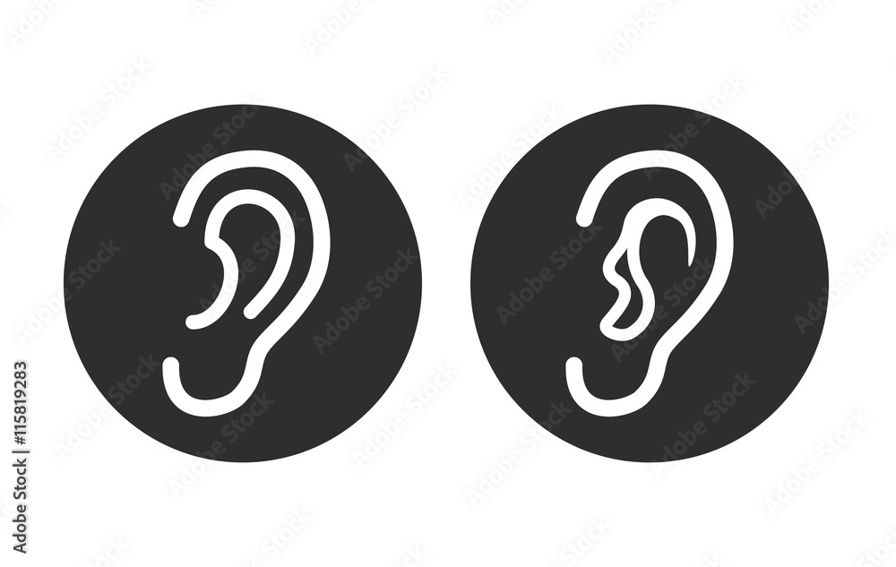 Ear - vector icon. Ear - vector icon.