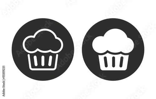 Cake - vector icon.