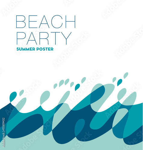 sea water vector illustration
