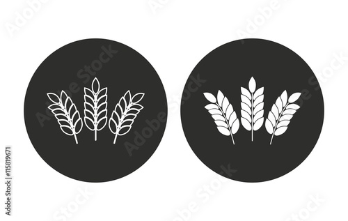 Barley - vector icon. © lovemask