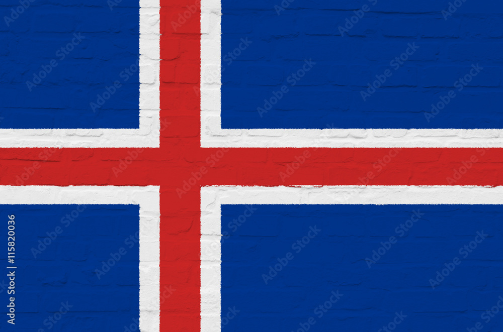 Fototapeta premium Island Flagge