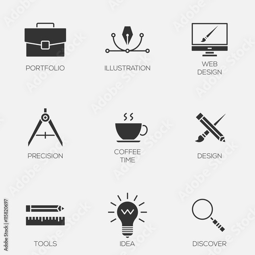 Creative design icons