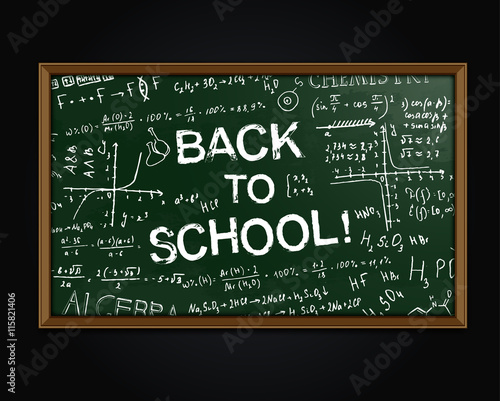 Back to School blackboard