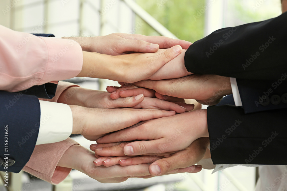 Business people hands. Teamwork concept Business people hands. Teamwork concept