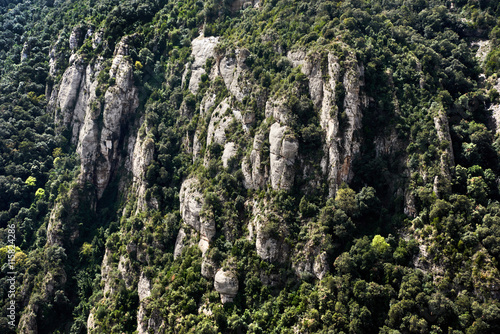 Spectacular Montserrat mountains. Spain