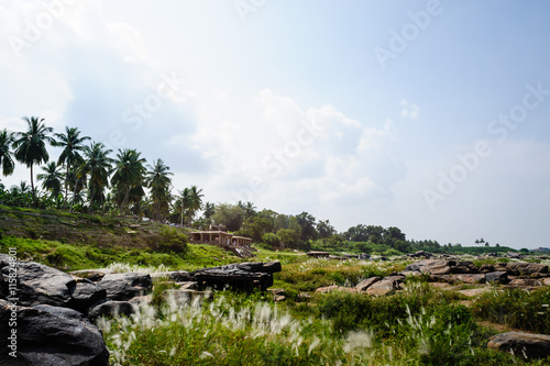 Picturesque nature landscape. Hampi, India