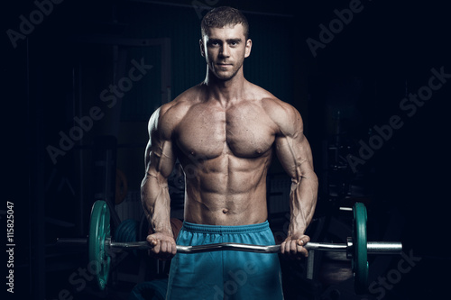 Male bodybuilder, fitness model