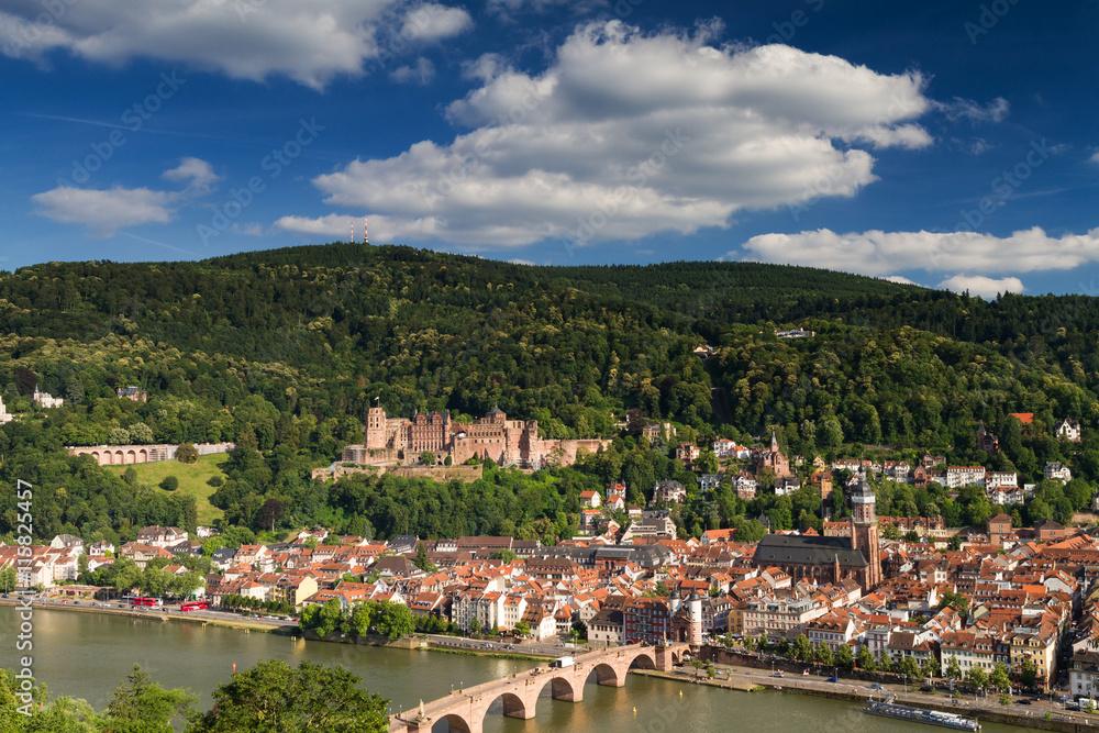 Panorama of Heidelberg
