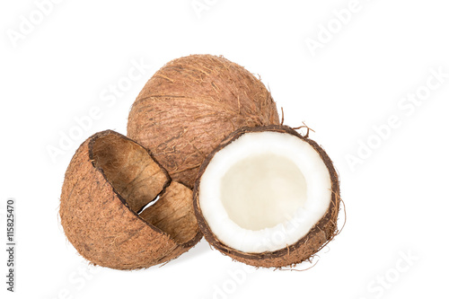 Coconut and empty shell