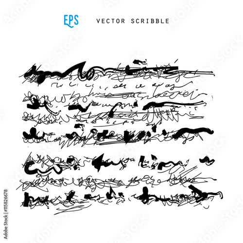 unidentified abstract handwriting scribble