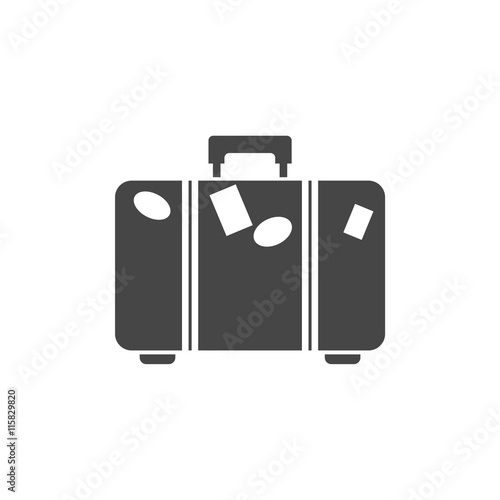 Luggage symbol, Bag tourist web icon