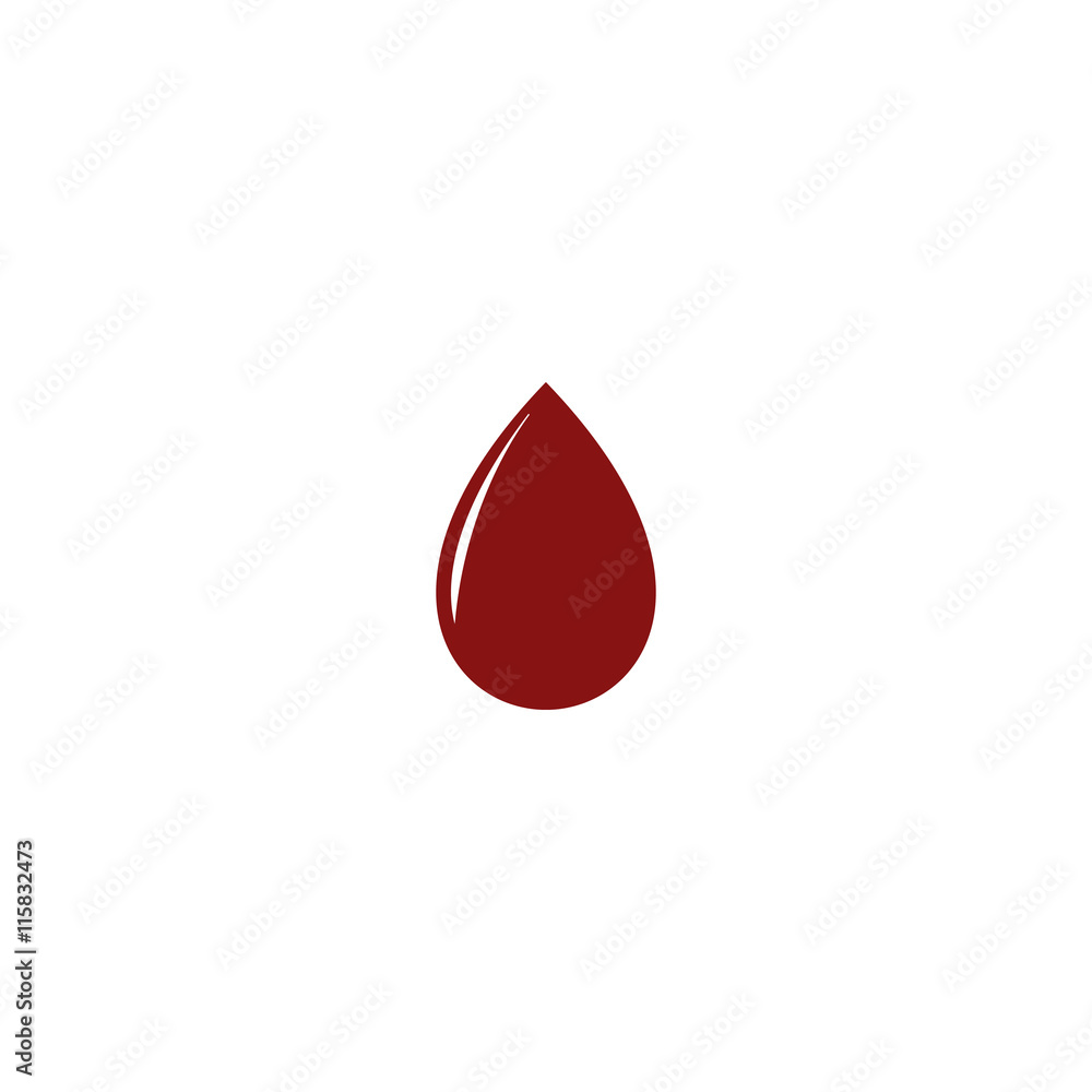 Vector illustration of black drop Vector illustration of black drop