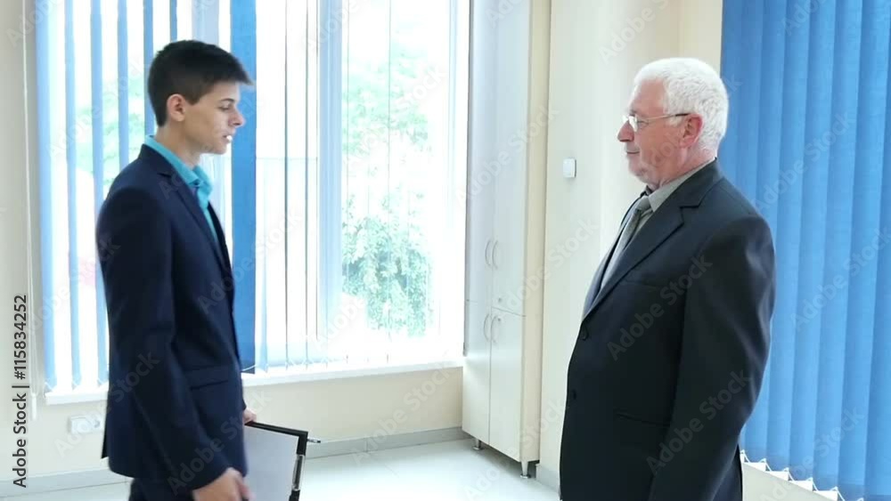 businesspeople shaking hands at meeting, slow motion businesspeople shaking hands at meeting, slow motion