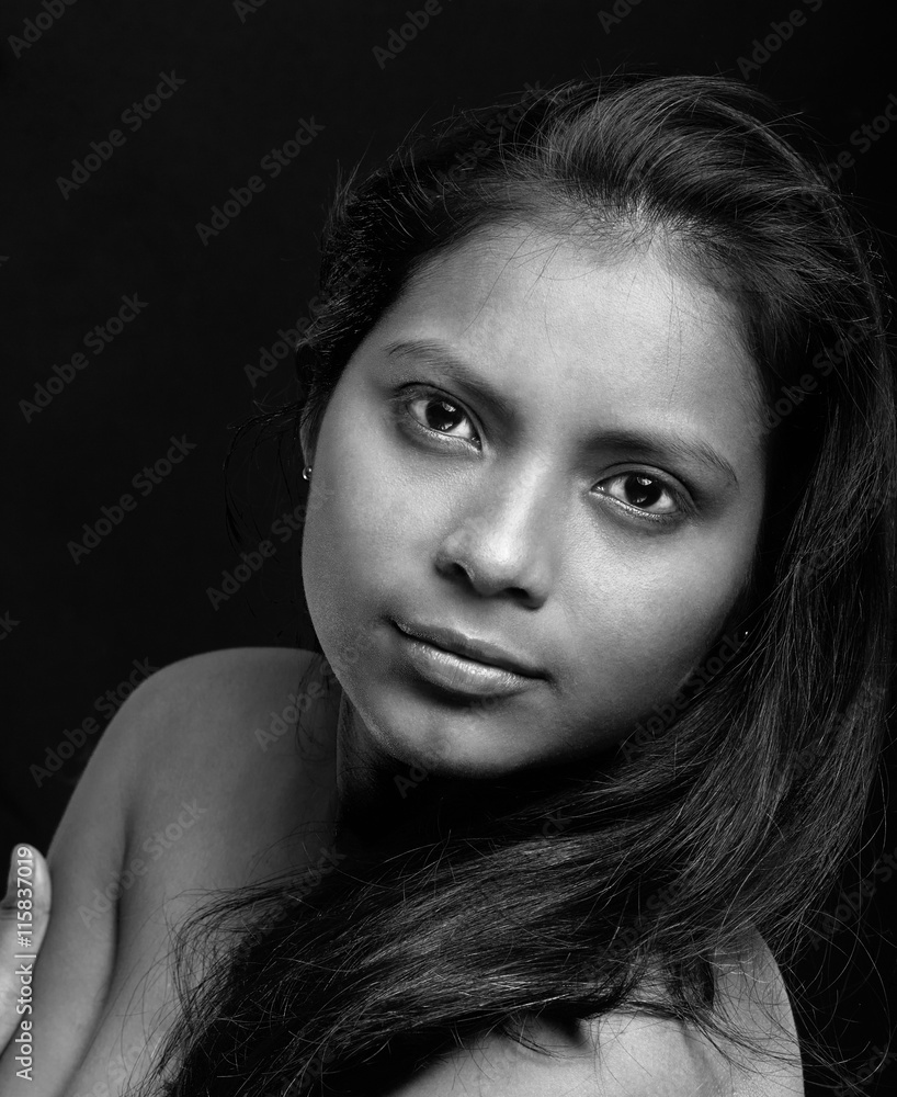 black and white portrait black and white portrait