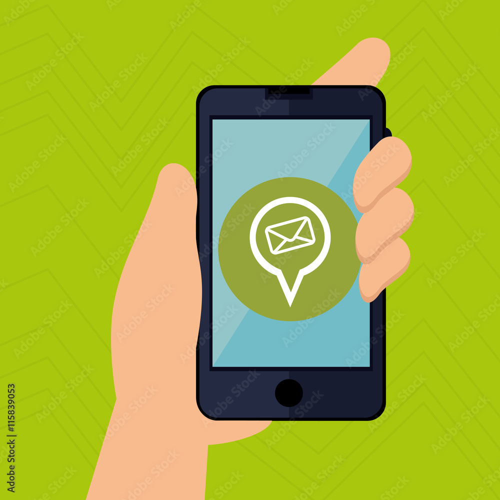 smartphone with hand isolated icon design, vector illustration graphic smartphone with hand isolated icon design, vector illustration graphic