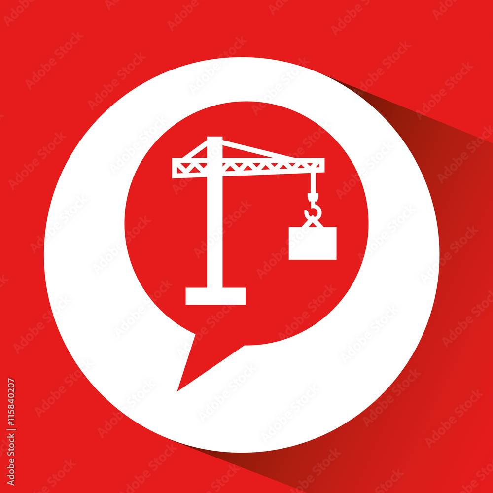 Obraz premium industry construction icon