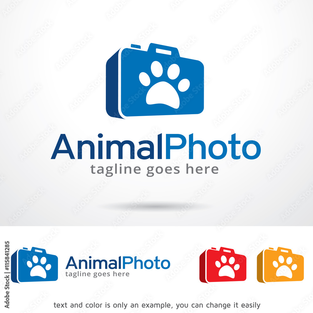 Animal Photo Logo Template Design Vector Animal Photo Logo Template Design Vector