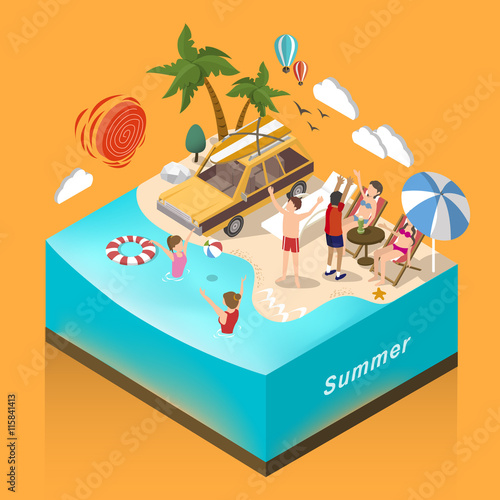 summer aquatic activity