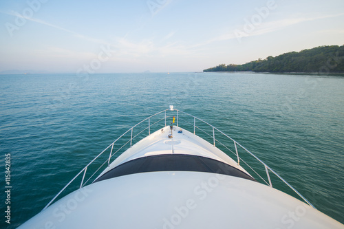 luxury boat yacht on the sea © Sunanta