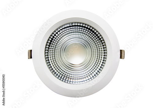 LED Down light isolated photo