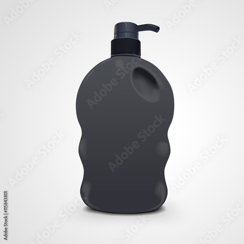 shower gel plastic bottle