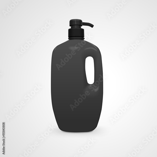 shower gel plastic bottle