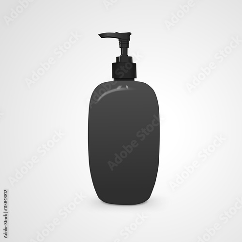 shower gel plastic bottle