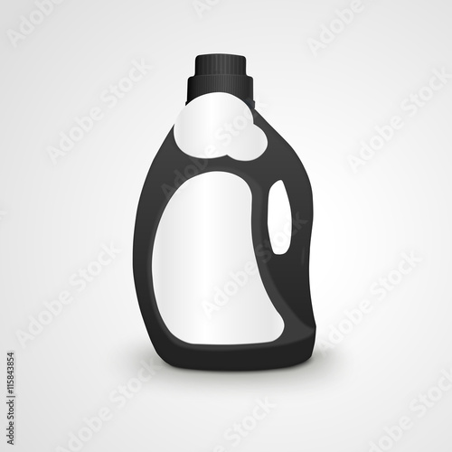 plastic detergent container