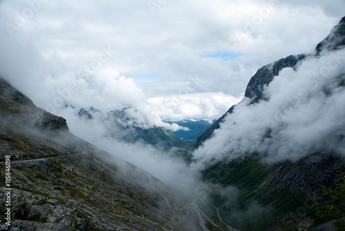 Trollstigen - Norwegia, droga troli.