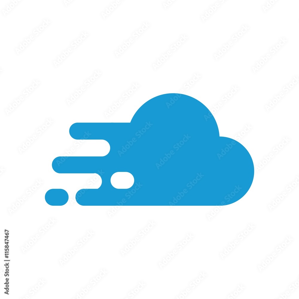 Logo cloud technology vector Logo cloud technology vector