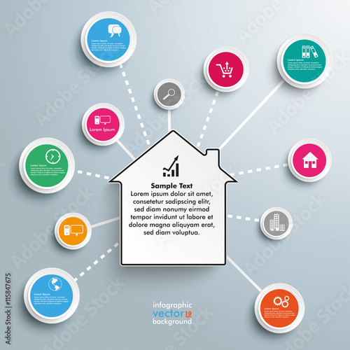 House Circles Network Infographic