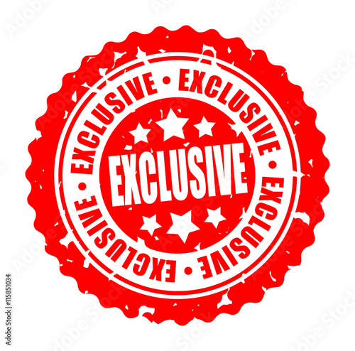 Vector round stamp EXCLUSIVE