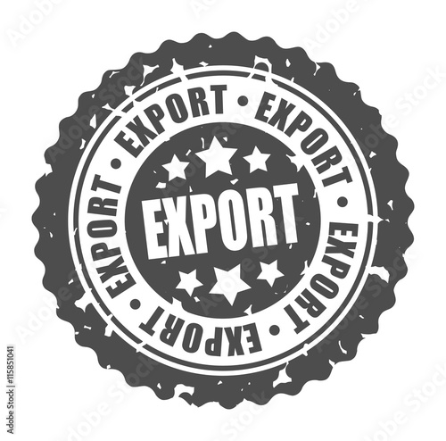 Vector round stamp EXPORT